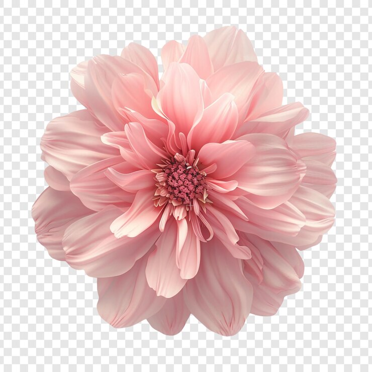 PSD delicate pink flower