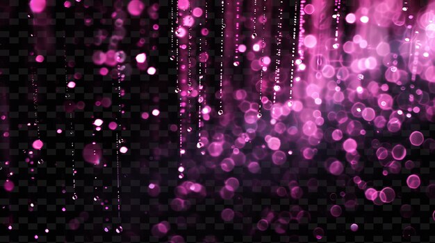 PSD delicate twinkling sprinkle met kleine druppels en pink roma png neon light effect y2k collection