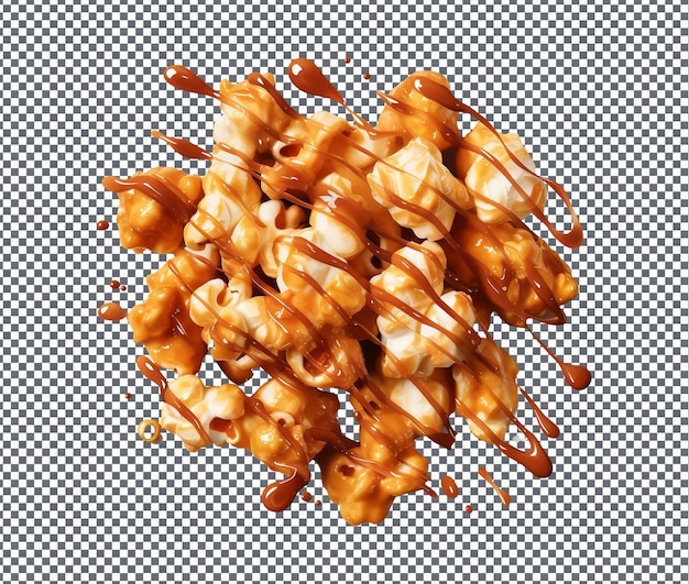 PSD Вкусные и вкусные крендели с арахисовым маслом, изолированные на прозрачном фоне
