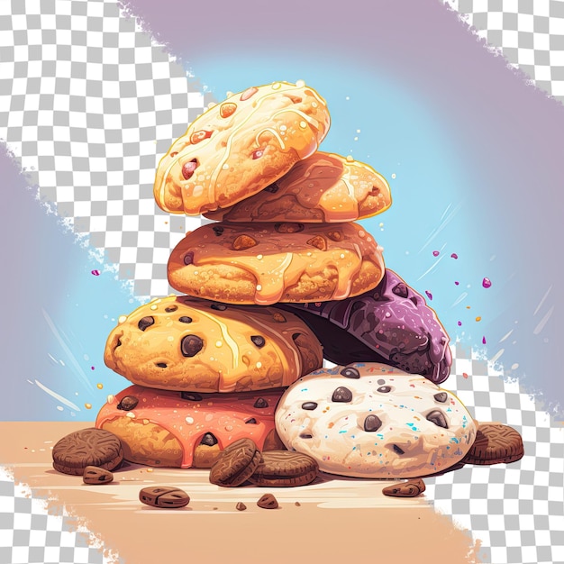 PSD delicious biscuits