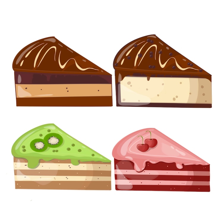 PSD 美味的蛋糕美味的插图