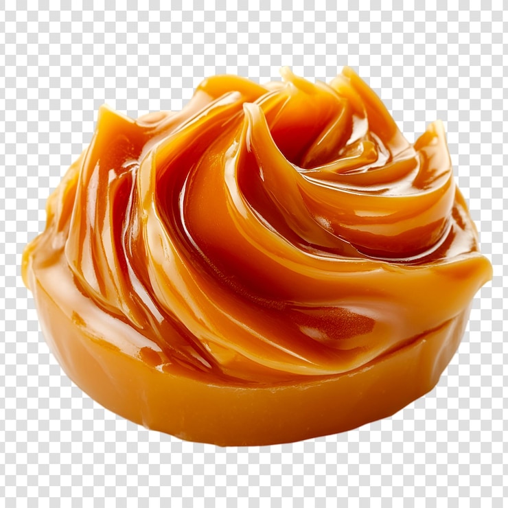 PSD delicious caramel swirl candy sweet treat