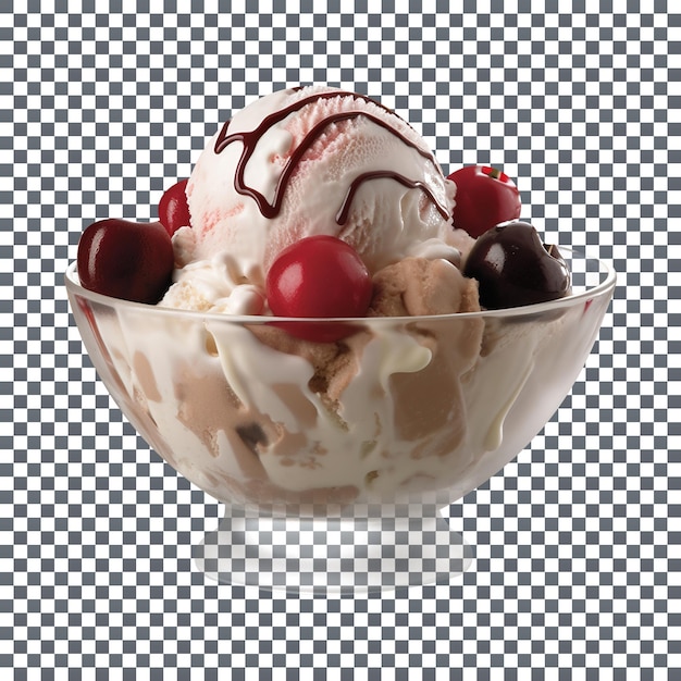 PSD delicious cherry gracia isolated on transparent background