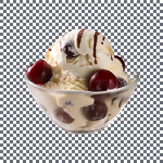 PSD delicious cherry gracia isolated on transparent background