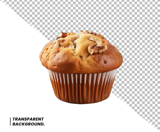 PSD delicious cupcake transparent background