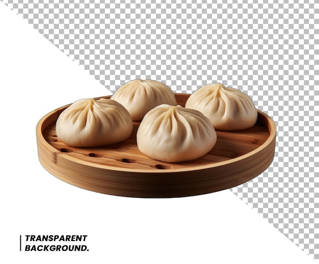 PSD delicious dumplings transparent background