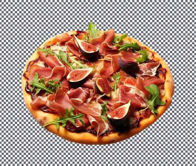 PSD delicious fig e prosciutto isolati su uno sfondo trasparente