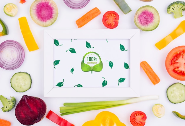 delicious food concept mock-up