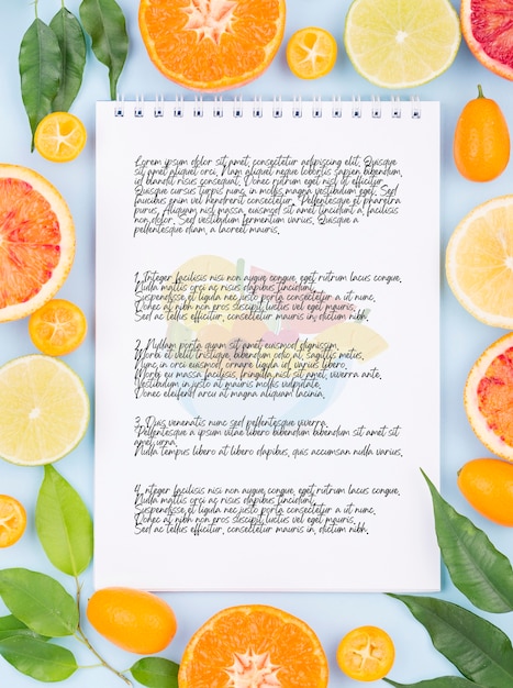 delicious food concept mock-up