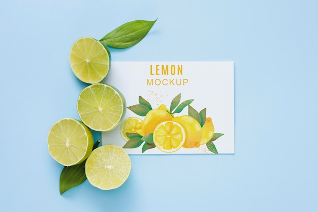 delicious fruit concept mock-up