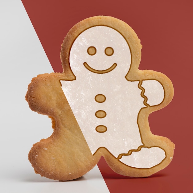 PSD delicious gingerbread cookie mock-up