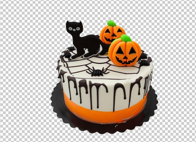 PSD deliziosa torta di halloween splendidamente decorata