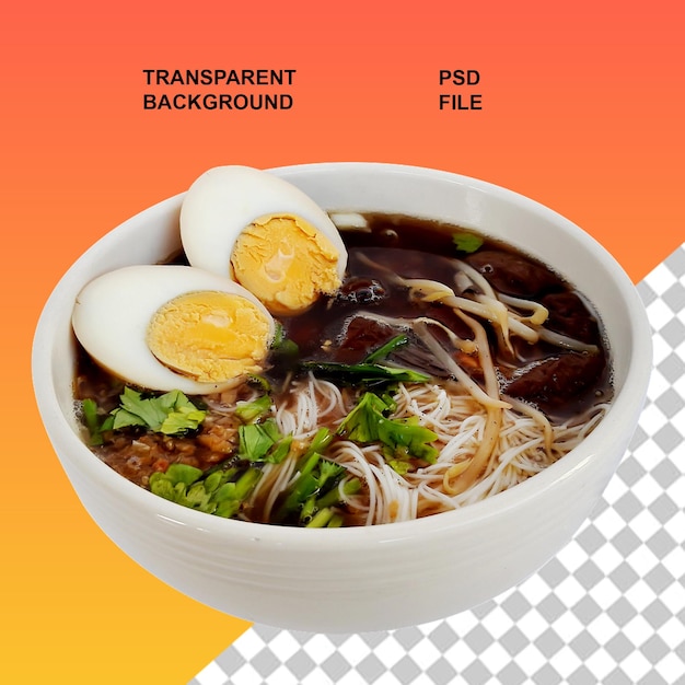 透明な隔離された背景の上で美味しいヌードル png