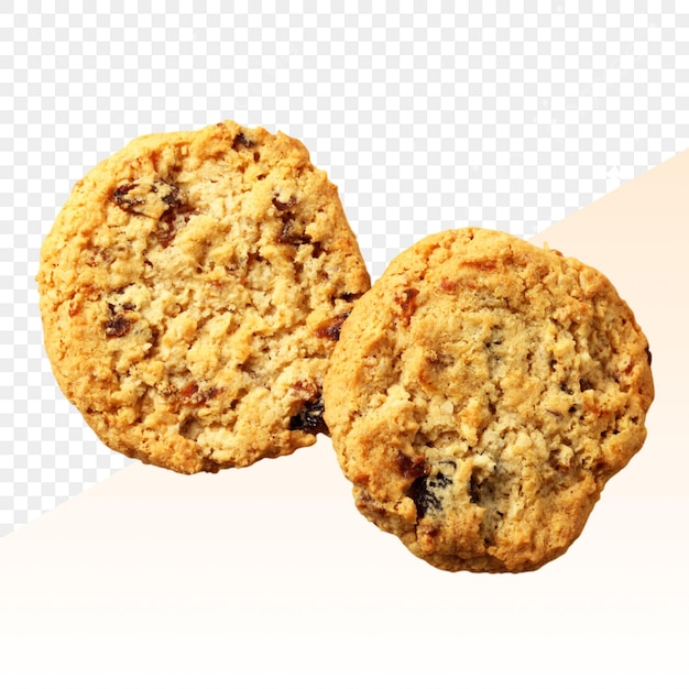 美味しいオートミールとレーズンクッキー