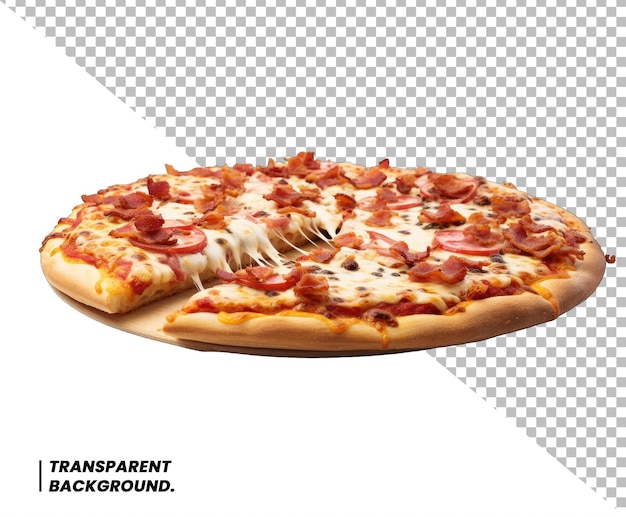PSD delicious pizza isolated