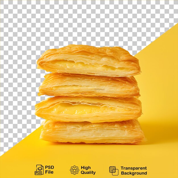 Delicious puff cake isolated on transparent background include png file