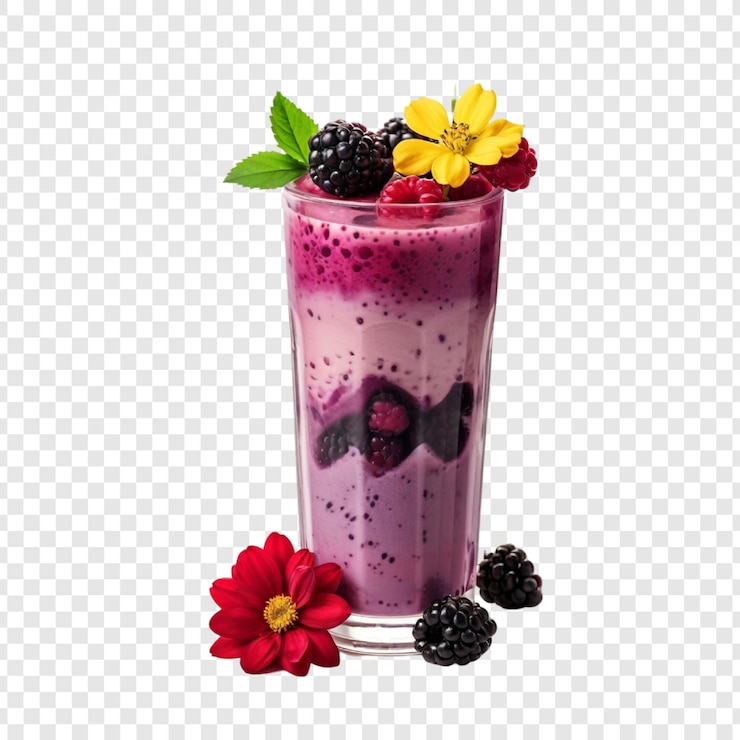 PSD delicious raspberry and blackberry smoothies refreshing summer drinks
