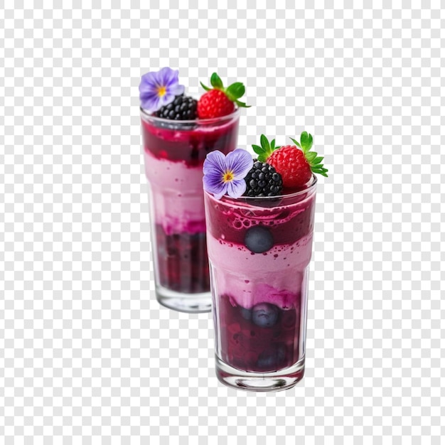 Delicious Raspberry en Blackberry Smoothies Verfrissende zomerdranken