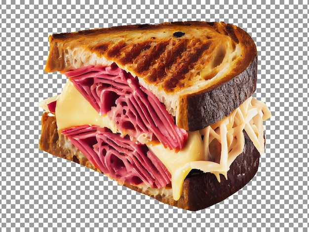 PSD delicious reuben sandwich 2 isolated on transparent background