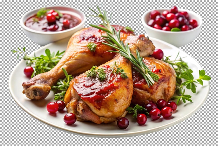 PSD delicious roasted turkey legs perfect for festive gatherings