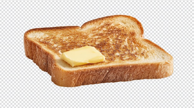 a delicious slice of toast topped with soft butter perfect for breakfast and food photography projects