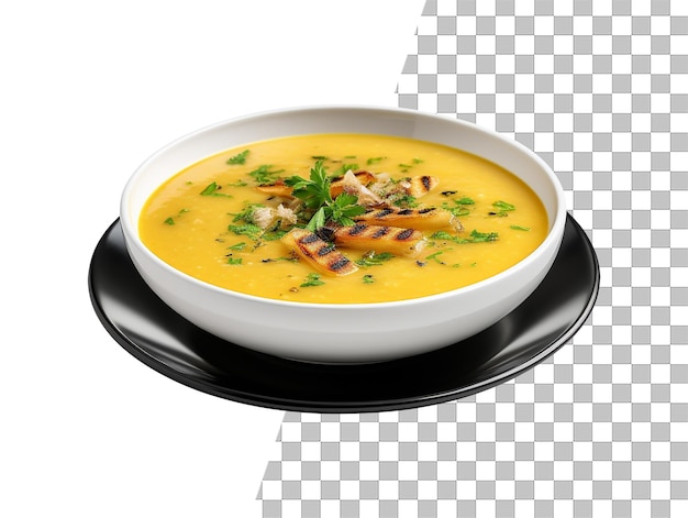 Delicious soup photo with transparent background