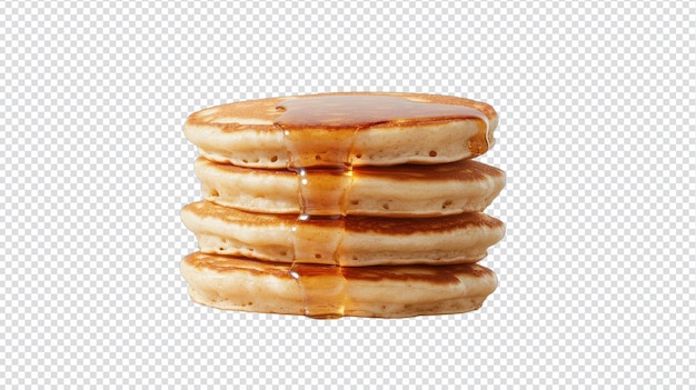Delicious Stack of Pancakes with Maple Syrup Perfect for Breakfast or Brunch Recipes and Food Blogs
