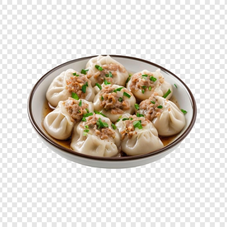 PSD 美味的蒸豬肉麵包 中國料理餅食物