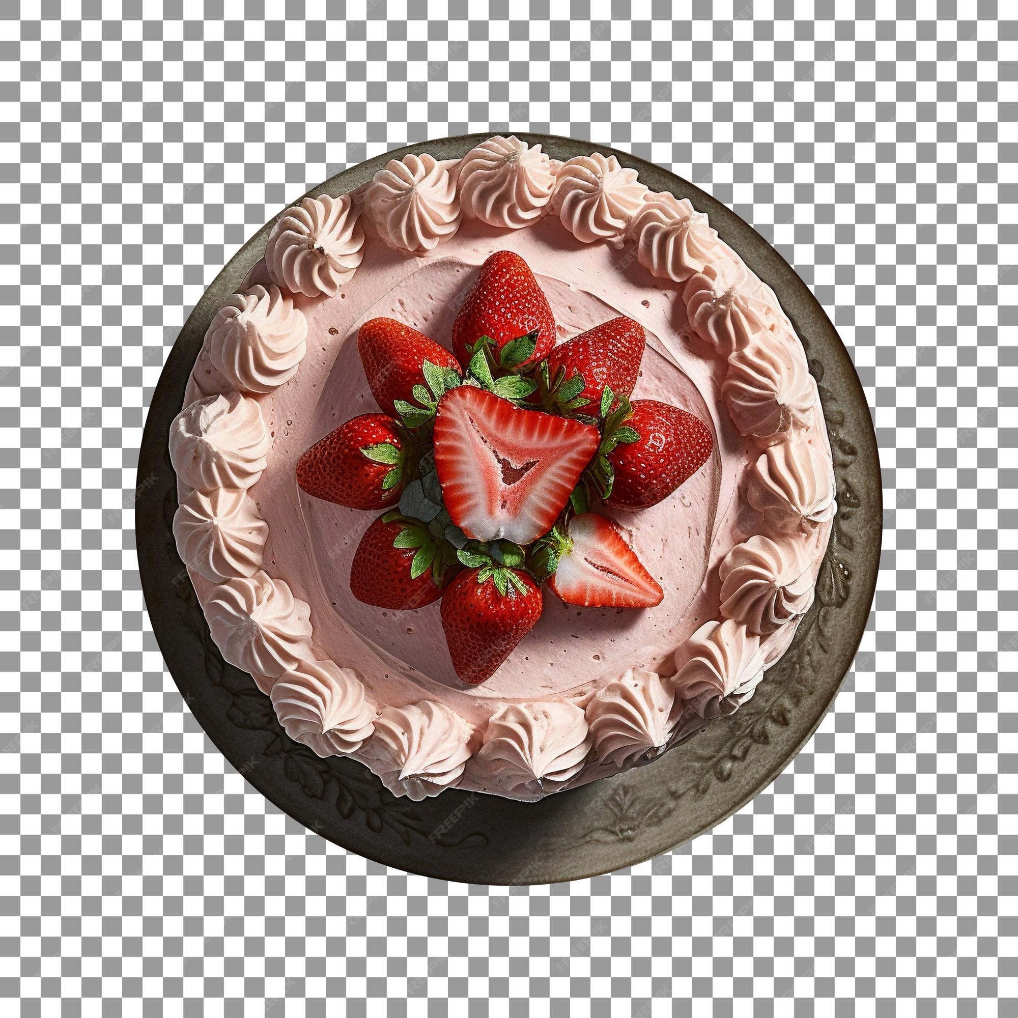 Delicious Cake Hd Transparent, Red Cake Strawberry Cake