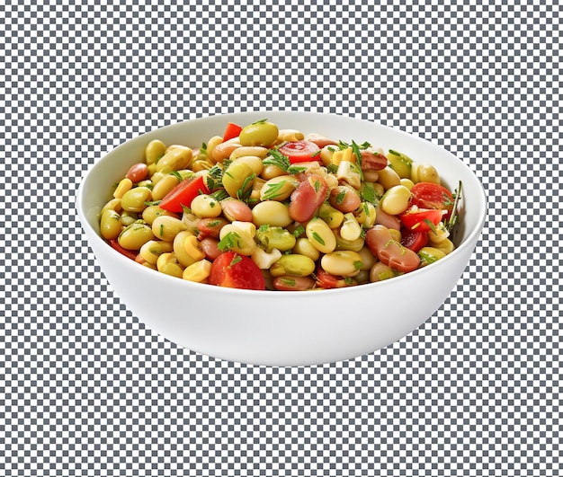 PSD delicious succotash isolated on transparent background