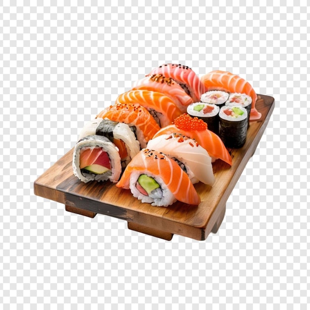 Delicious Sushi Platter Assorted Maki Nigiri en Sashimi