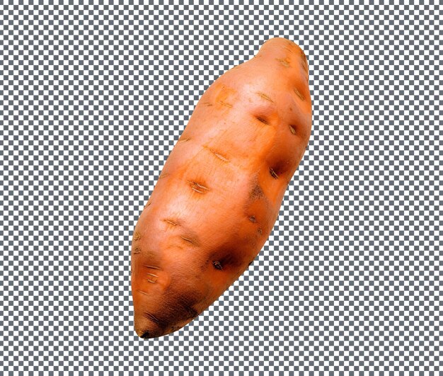 Delicious sweet potatoes isolated on transparent background