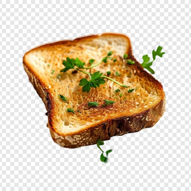 Вкусный тост с чесночными травами и маслом