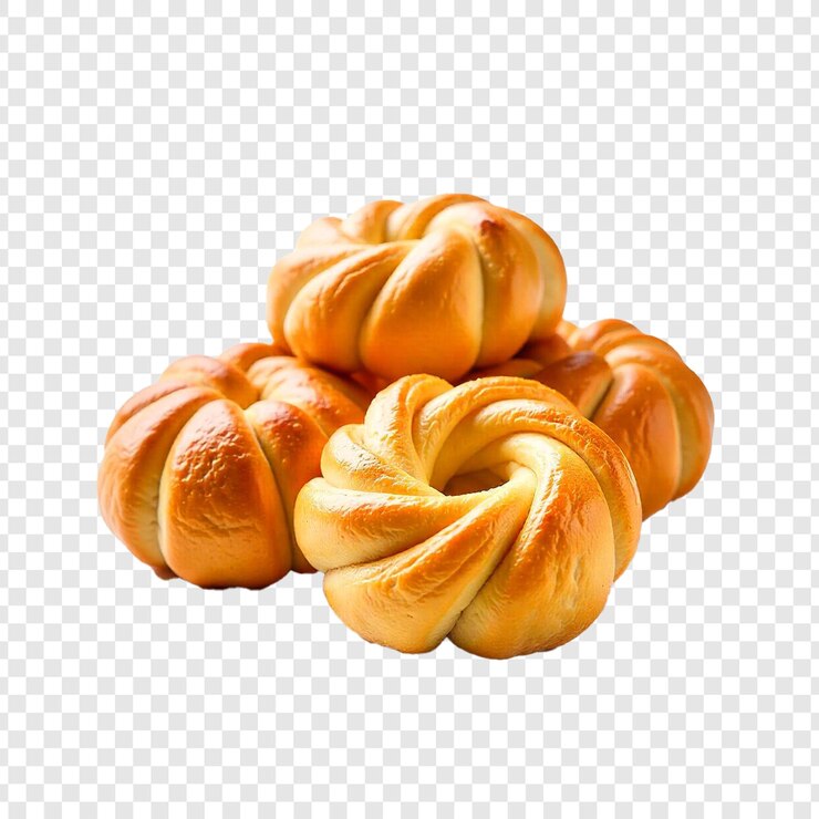 PSD вкусные узбекские выпечки, выделенные на прозрачном фоне, сгенерированные с помощью ии