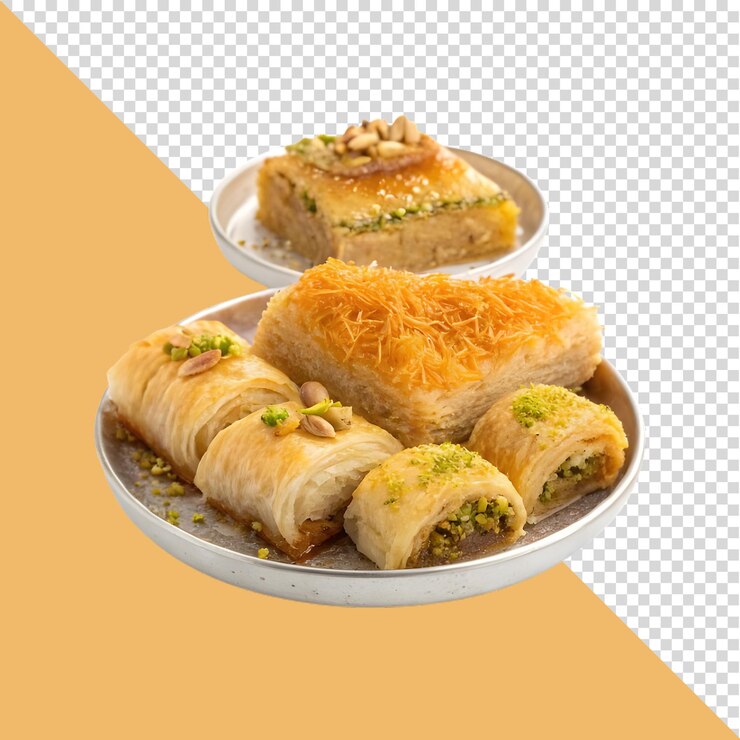 Delicious Variety of Baklava A Sweet and Traditional Dessert