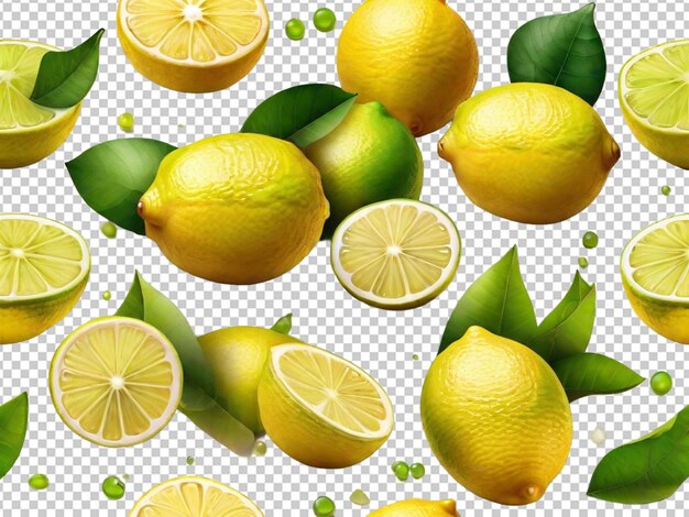 PSD delicious yellow limes