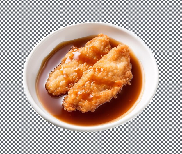 PSD delicious and yummy japanese tonkatsu sauce isolated on transparent background