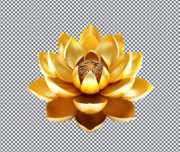 PSD delightful serenade lotus radiance isolated on transparent background