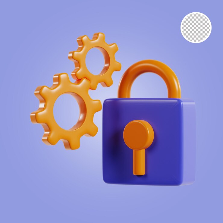 PSD delivery box isometric 3d render icon