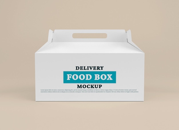 PSD delivery box mockup