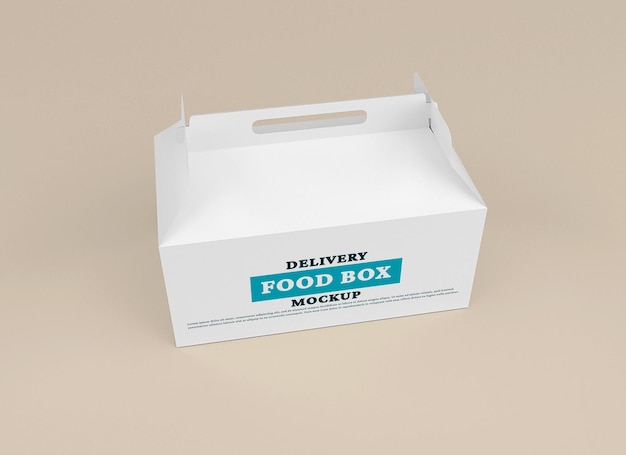 Delivery box mockup