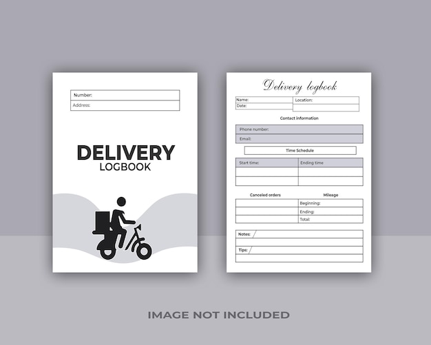 delivery driver logbook kdp interior template