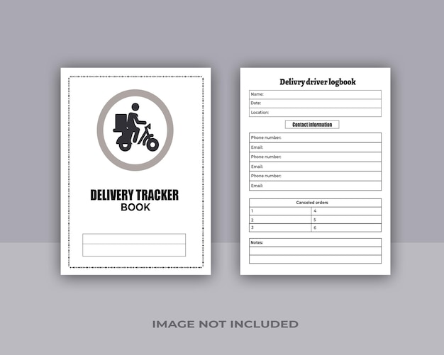 delivery driver logbook kdp interior template