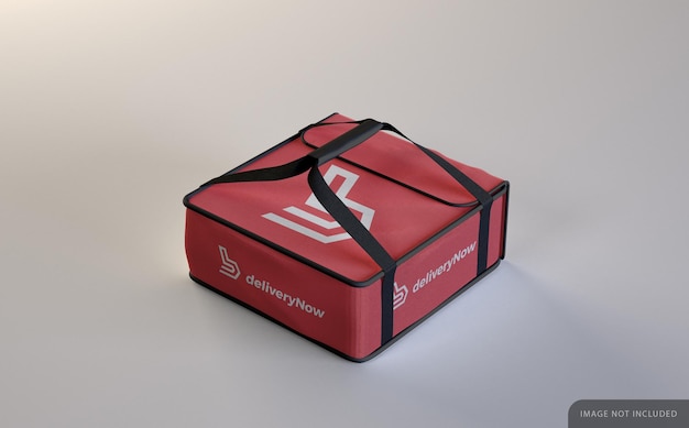 Consegna cibo borsa mockup