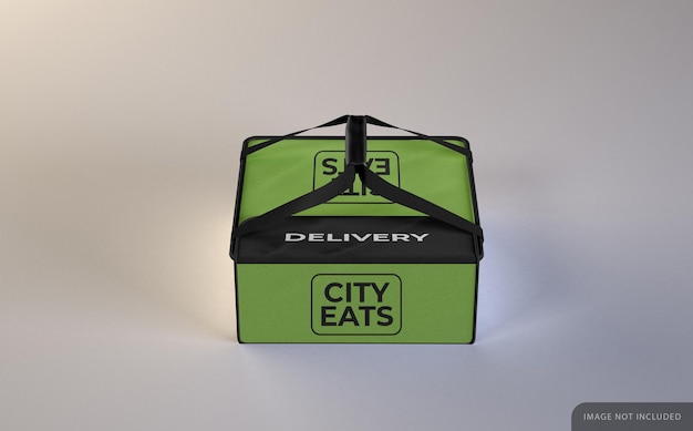 Delivery food bag mockup