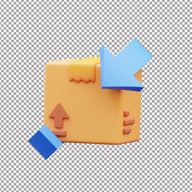 delivery food return 3d rendered file