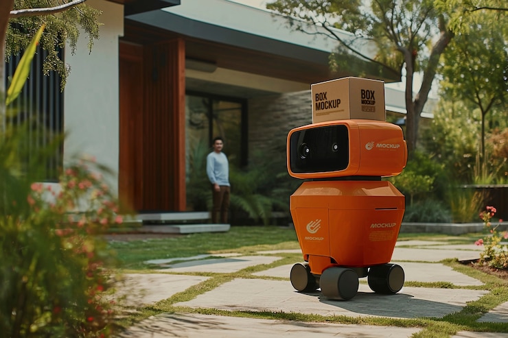PSD delivery robot  mockup design