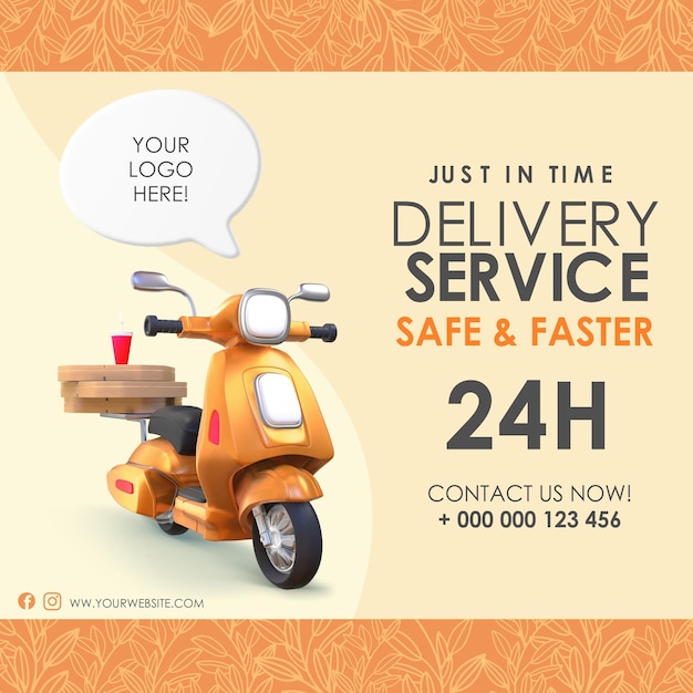 DELIVERY SERVICE 24H TEMPLATE