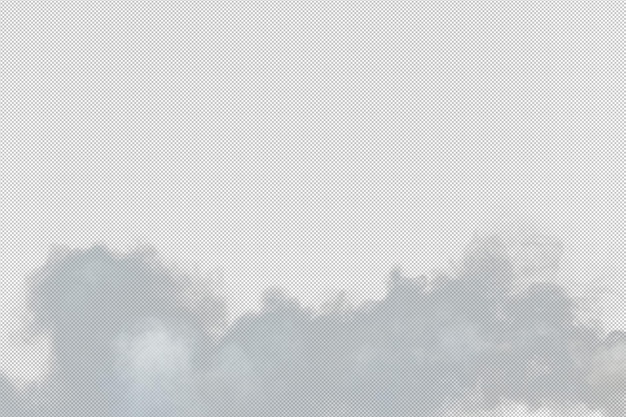 Dense Fluffy Puffs of White Smoke and Fog on transparent png Background Abstract Smoke Clouds Movement Blurred out of focus Smoking blows from machine dry ice fly fluttering in Air effect texture