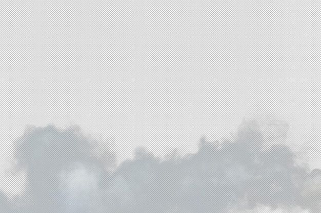 Dense fluffy puffs of white smoke and fog on transparent png background abstract smoke clouds movement blurred out of focus smoking blows from machine dry ice fly fluttering in air effect texture